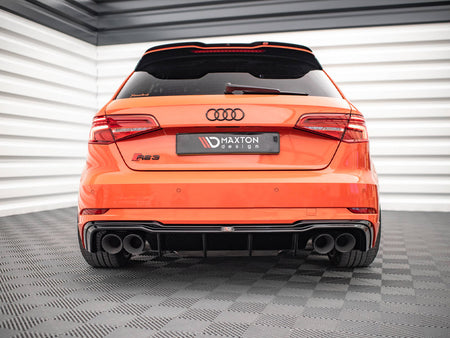 Maxton Design Rear Valance + Milltek Sport Resonated Exhaust Audi RS3 Sportback 8V Facelift - AU-RS3-8VF-RS2GOO__OO - Image 3