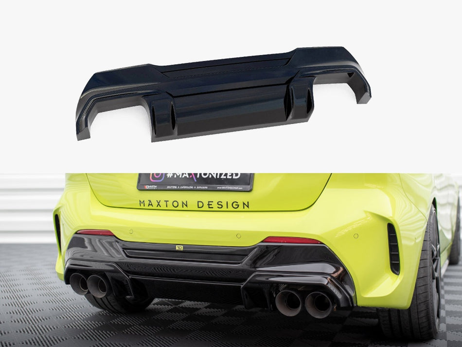 Maxton Design Rear Valance V.2 + Milltek Sport Exhaust BMW 1 F40 M-Pack / M135i - BM-1-40-MPACK-RS2 - Image 1