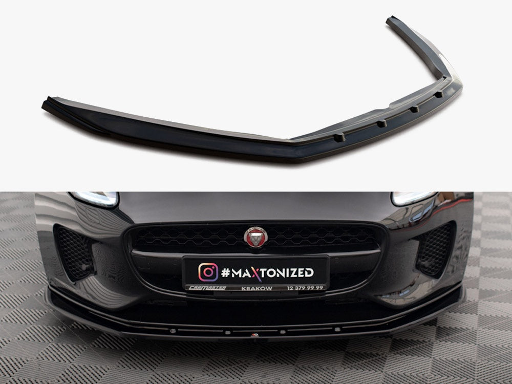 Maxton Design Front Splitter V.1 Jaguar F-Type Mk1 Facelift - JA-F-TYPE-1F-FD1G - Image 1