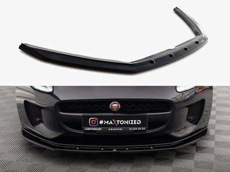 Maxton Design Front Splitter V.1 Jaguar F-Type Mk1 Facelift - JA-F-TYPE-1F-FD1G - Image 1