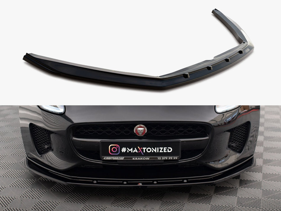 Maxton Design Front Splitter V.1 Jaguar F-Type Mk1 Facelift - JA-F-TYPE-1F-FD1G - Image 1