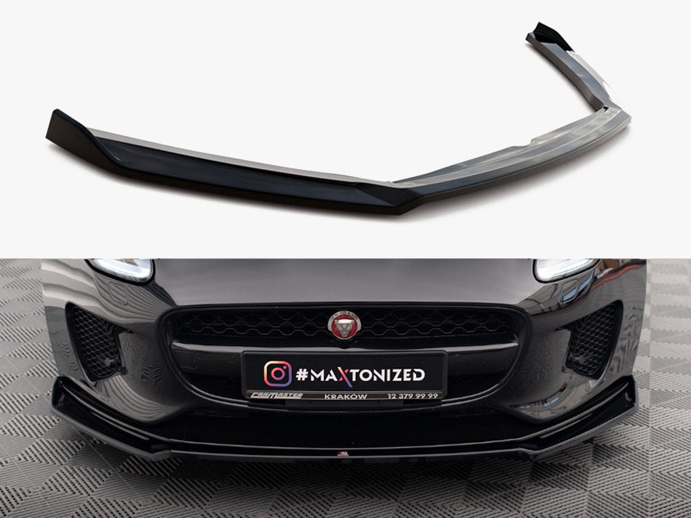 Maxton Design Front Splitter V.2 Jaguar F-Type Mk1 Facelift - JA-F-TYPE-1F-FD2G - Image 1