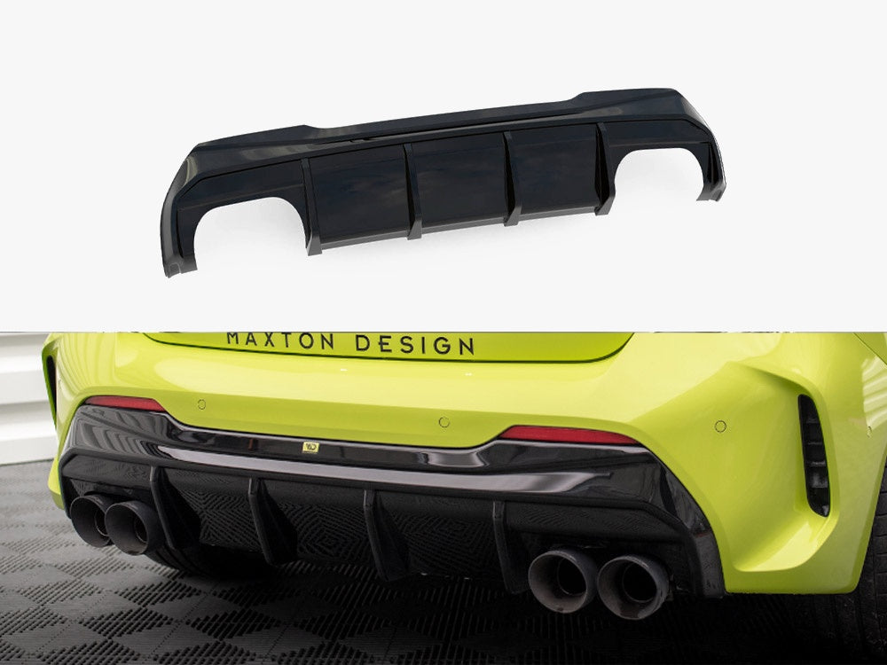 Maxton Design Rear Valance V.3 + Milltek Sport Exhaust BMW 1 F40 M-Pack / M135i - BM-1-40-MPACK-RS3OO_OO - Image 1