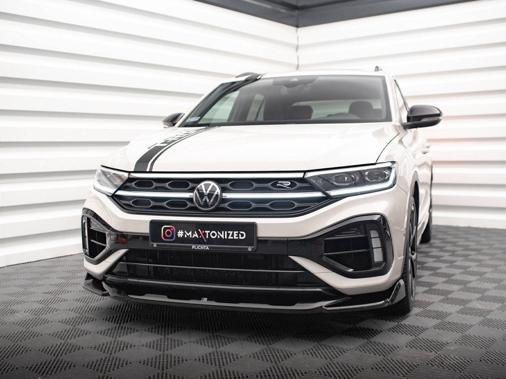 Maxton Design Front Splitter V.2 Volkswagen T-Roc R / R-Line Mk1 Facelift - VW-T-ROC-1-R-FD2G - Image 2