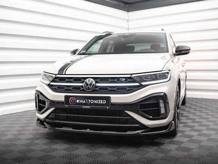 Maxton Design Front Splitter V.2 Volkswagen T-Roc R / R-Line Mk1 Facelift - VW-T-ROC-1-R-FD2G - Image 2