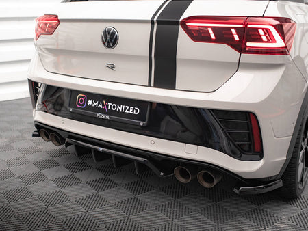 Maxton Design Rear Splitter (Vertical Bars) Volkswagen T-Roc R / R-Line Mk1 Facelift - VW-T-ROC-1-R-RD1G+RD2G - Image 3