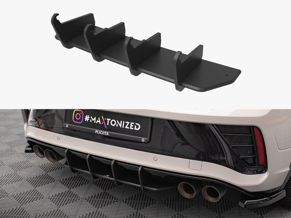 Maxton Design Street PRO Rear Diffuser Volkswagen T-Roc R Mk1 Facelift - VWTROC1RCNC-RS1B - Image 1