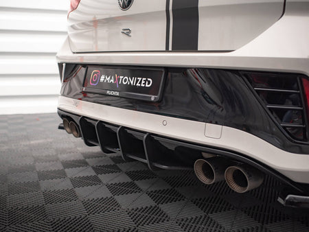Maxton Design Street PRO Rear Diffuser Volkswagen T-Roc R Mk1 Facelift - VWTROC1RCNC-RS1B - Image 4