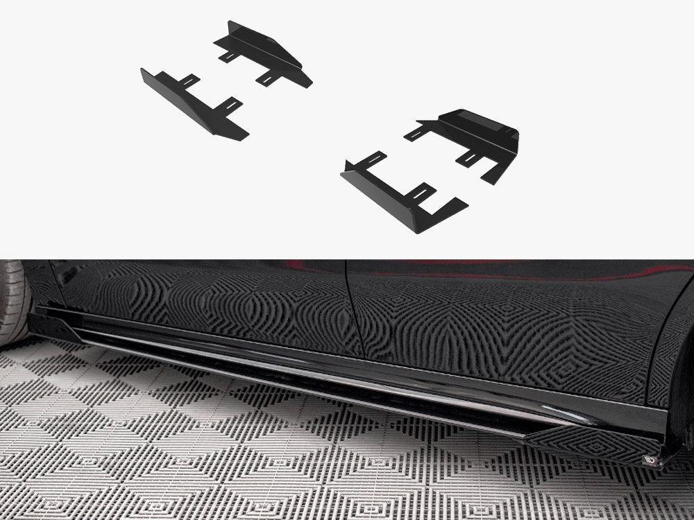 Maxton Design Side Flaps Mercedes A35 AMG / AMG-Line Aero Pack W177 - MEA17735CNC-SF1G - Image 1