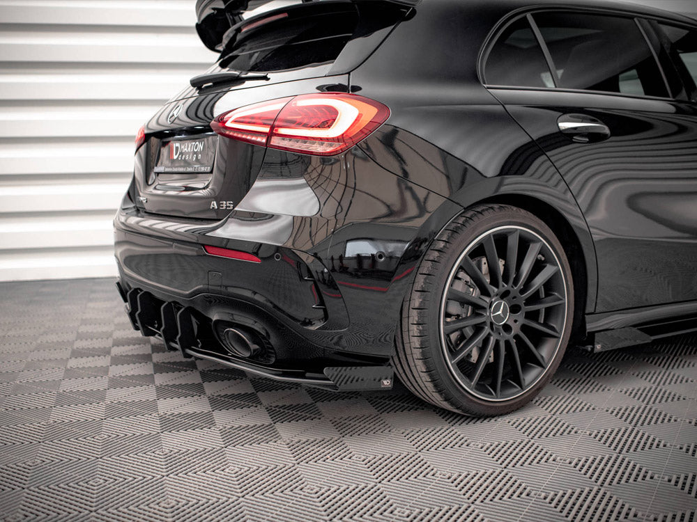 Maxton Design Rear Side Flaps Mercedes A35 AMG Hatchback Aero Pack W177 - MEA17735CNC-RSF1G - Image 2