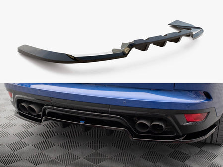 Maxton Design Rear Splitter (Vertical Bars) Land Rover Range Rover Sport SVR Mk2 - LR-RR-SPORT-2-SVR-RD1G+RD2G - Image 1