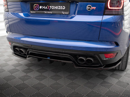 Maxton Design Rear Splitter (Vertical Bars) Land Rover Range Rover Sport SVR Mk2 - LR-RR-SPORT-2-SVR-RD1G+RD2G - Image 3
