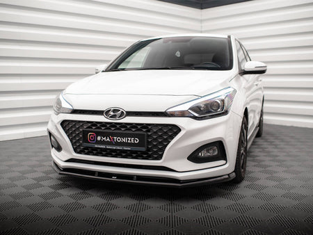 Maxton Design Front Splitter Front Splitter V.1 Hyundai I20 Mk2 Facelift - HY-I20-2F-FD1G - Image 2