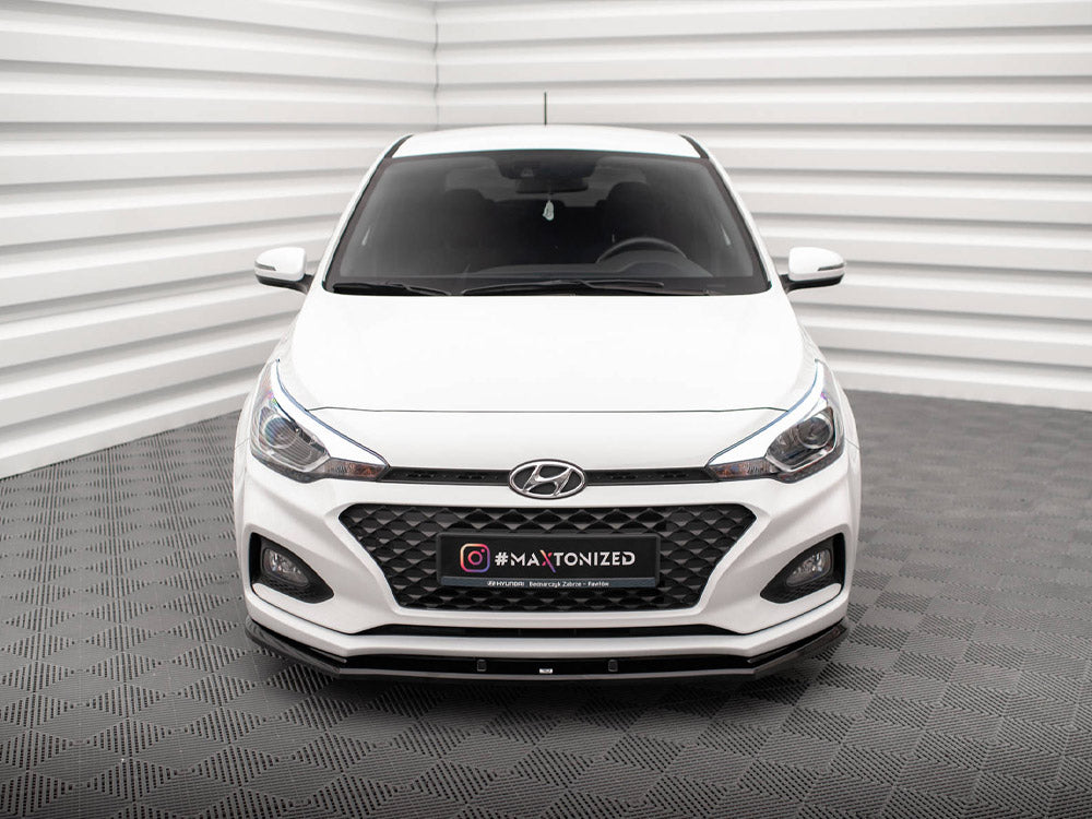 Maxton Design Front Splitter Front Splitter V.1 Hyundai I20 Mk2 Facelift - HY-I20-2F-FD1G - Image 3