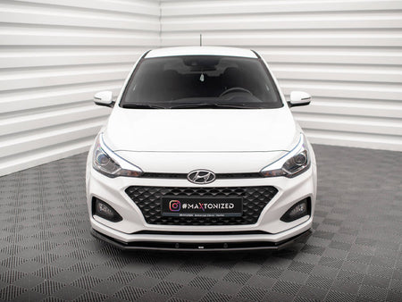 Maxton Design Front Splitter Front Splitter V.1 Hyundai I20 Mk2 Facelift - HY-I20-2F-FD1G - Image 3