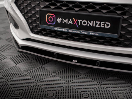 Maxton Design Front Splitter Front Splitter V.1 Hyundai I20 Mk2 Facelift - HY-I20-2F-FD1G - Image 4
