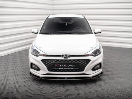 Maxton Design Front Splitter Front Splitter V.2 Hyundai I20 Mk2 Facelift - HY-I20-2F-FD2G - Image 3