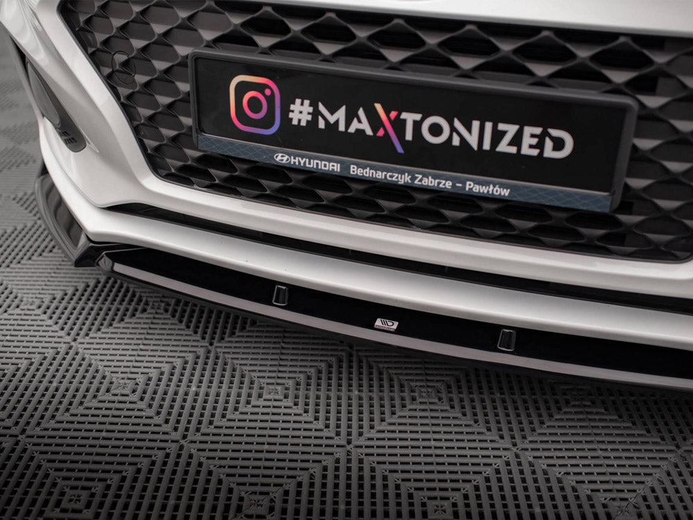 Maxton Design Front Splitter Front Splitter V.2 Hyundai I20 Mk2 Facelift - HY-I20-2F-FD2G - Image 4