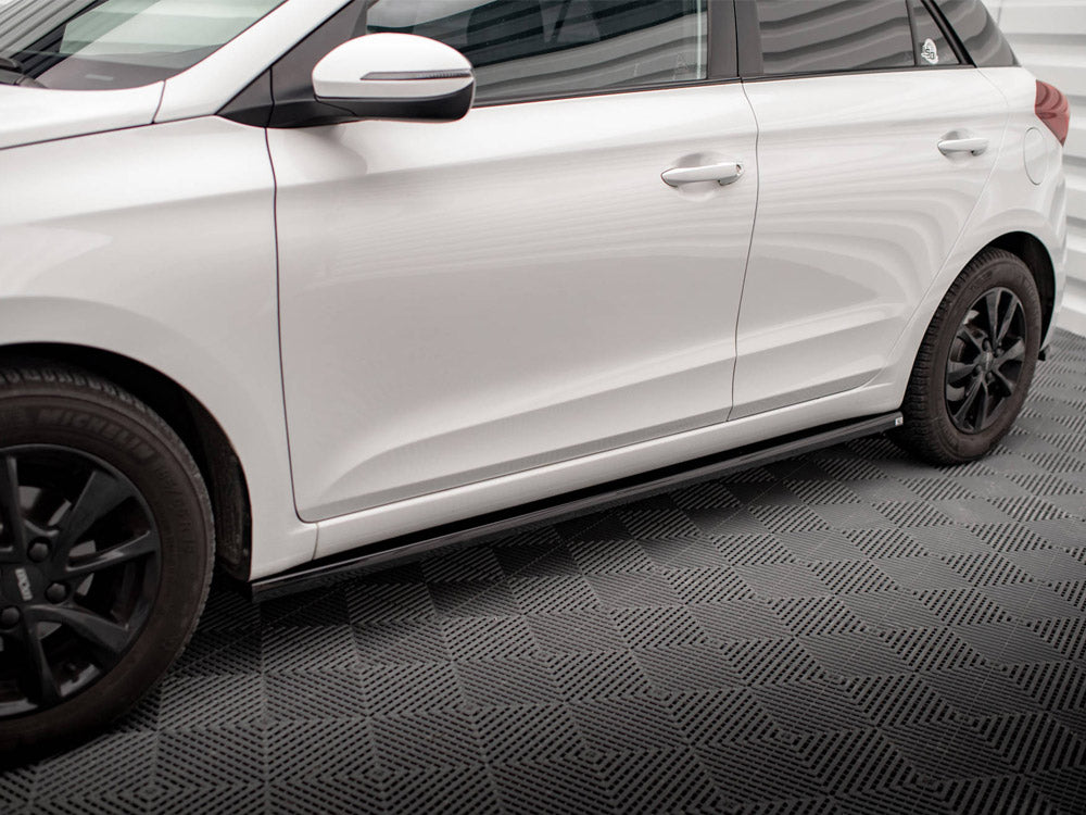 Maxton Design Side Skirts Diffusers Hyundai I20 Mk2 Facelift - HY-I20-2F-SD1G - Image 3