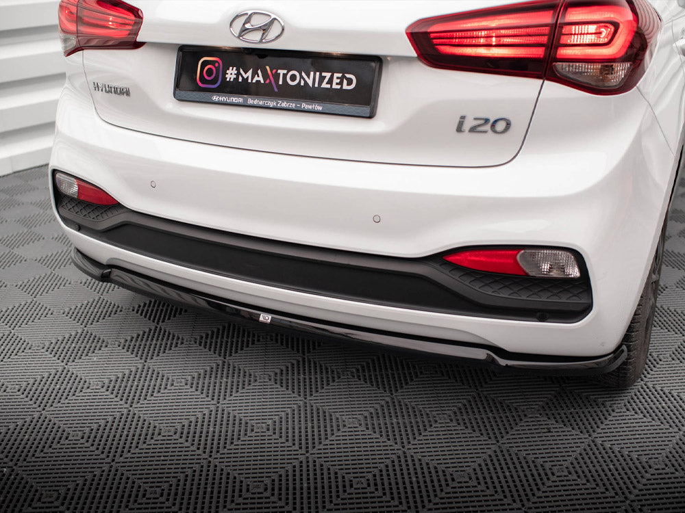 Maxton Design Central Rear Splitter Hyundai I20 Mk2 Facelift - HY-I20-2F-RD1G - Image 3