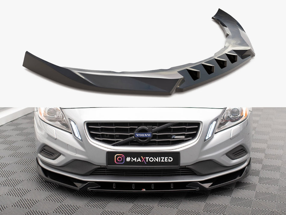 Maxton Design Front Splitter V.1 Volvo S60 R-Design Mk2 - VO-S60-2-RDESIGN-FD1G - Image 1