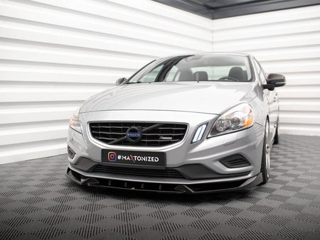 Maxton Design Front Splitter V.1 Volvo S60 R-Design Mk2 - VO-S60-2-RDESIGN-FD1G - Image 2