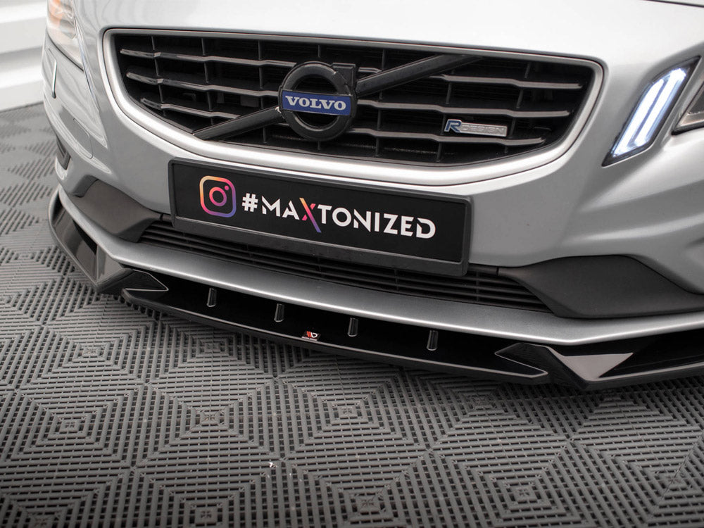 Maxton Design Front Splitter V.1 Volvo S60 R-Design Mk2 - VO-S60-2-RDESIGN-FD1G - Image 4