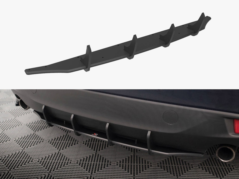 Maxton Design Street PRO Rear Diffuser Mazda 3 Mk3 - MA33CNC-RS1B - Image 1