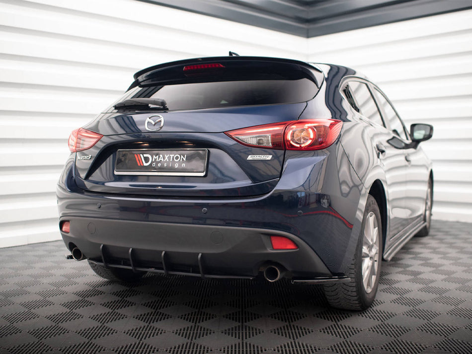 Maxton Design Street PRO Rear Diffuser Mazda 3 Mk3 - MA33CNC-RS1B - Image 2