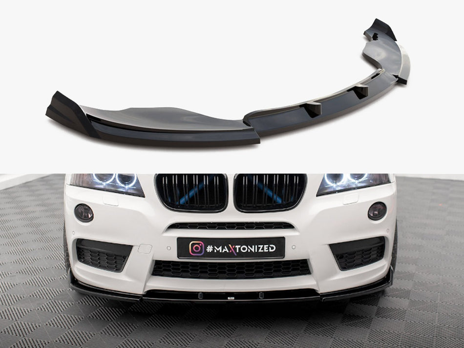 Maxton Design Front Splitter BMW X3 M-Pack F25 - BM-X3-25-MPACK-FD2G - Image 1