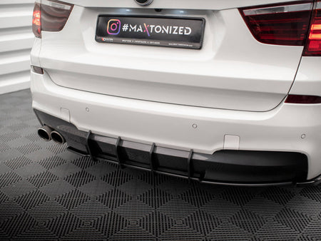 Maxton Design Street PRO Rear Diffuser BMW X3 M-Pack F25 - BMX325MPACKCNC-RS1B - Image 3