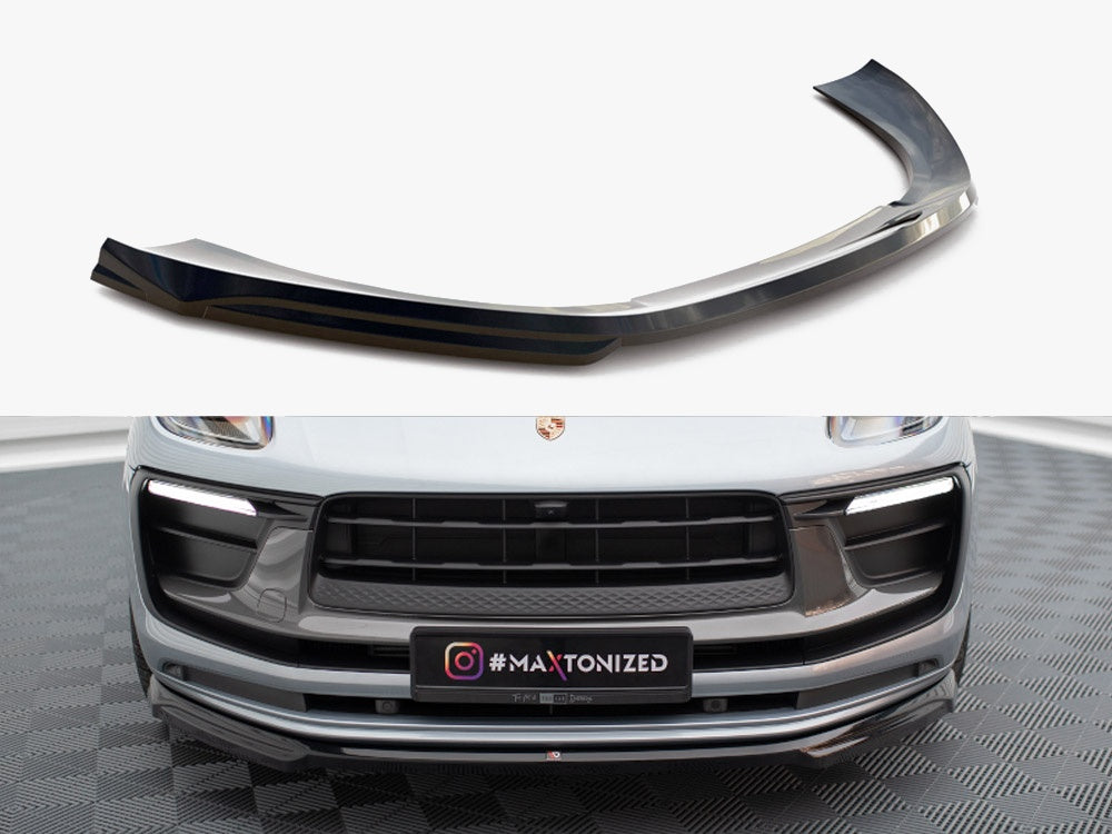 Maxton Design Front Splitter Porsche Macan Mk1 Facelift 2 - PO-MA-1F2-FD1G - Image 1