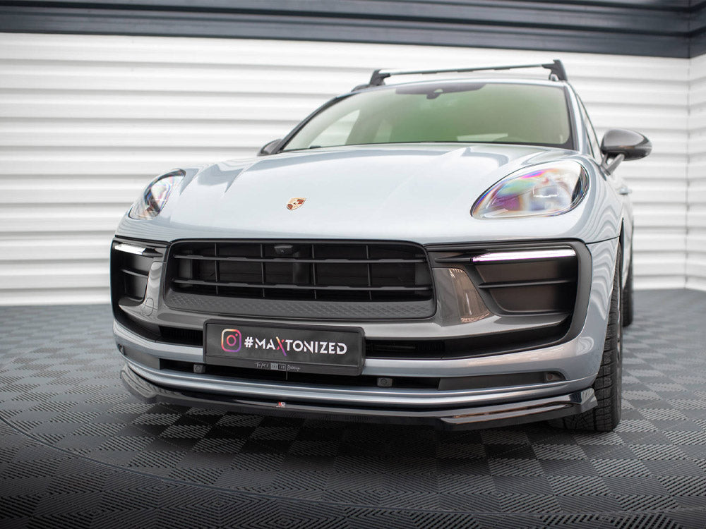 Maxton Design Front Splitter Porsche Macan Mk1 Facelift 2 - PO-MA-1F2-FD1G - Image 2