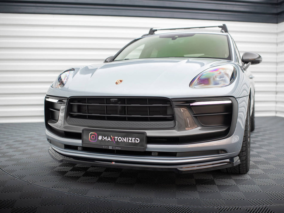 Maxton Design Front Splitter Porsche Macan Mk1 Facelift 2 - PO-MA-1F2-FD1G - Image 2