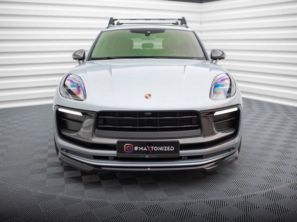 Maxton Design Front Splitter Porsche Macan Mk1 Facelift 2 - PO-MA-1F2-FD1G - Image 3