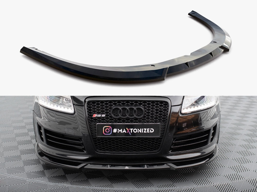 Maxton Design Front Splitter V.2 Audi RS6 Avant C6 - AU-RS6-C6-FD2G - Image 1