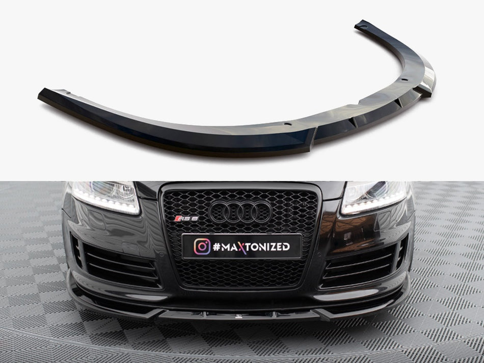 Maxton Design Front Splitter V.2 Audi RS6 Avant C6 - AU-RS6-C6-FD2G - Image 1