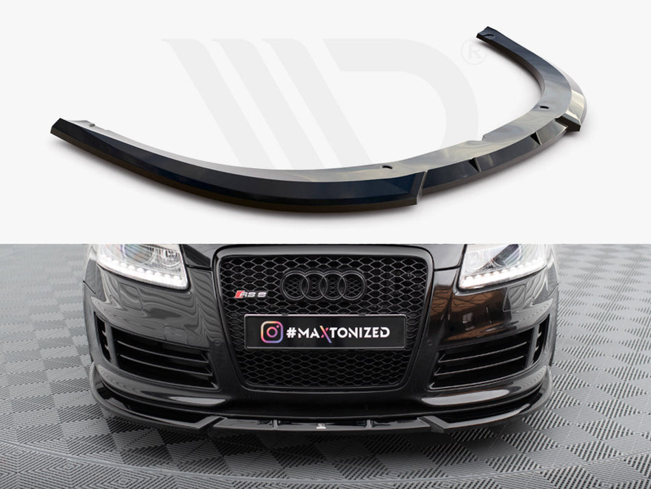 MAXTON DESIGN Front Splitter V.2 Audi RS6 Avant C6