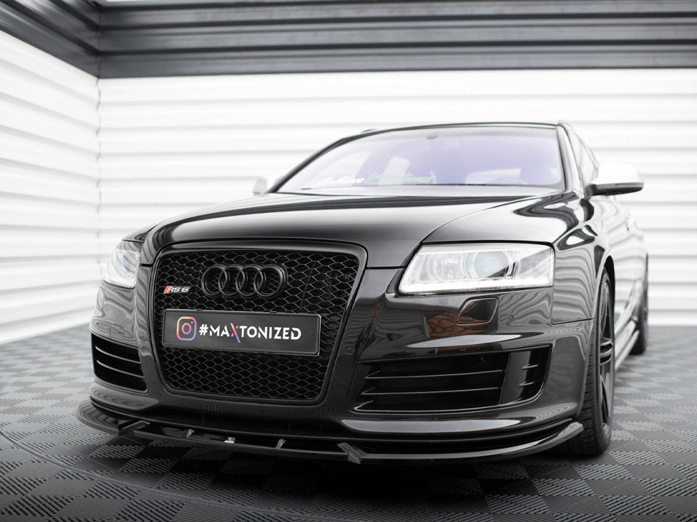 Maxton Design Front Splitter V.2 Audi RS6 Avant C6 - AU-RS6-C6-FD2G - Image 2