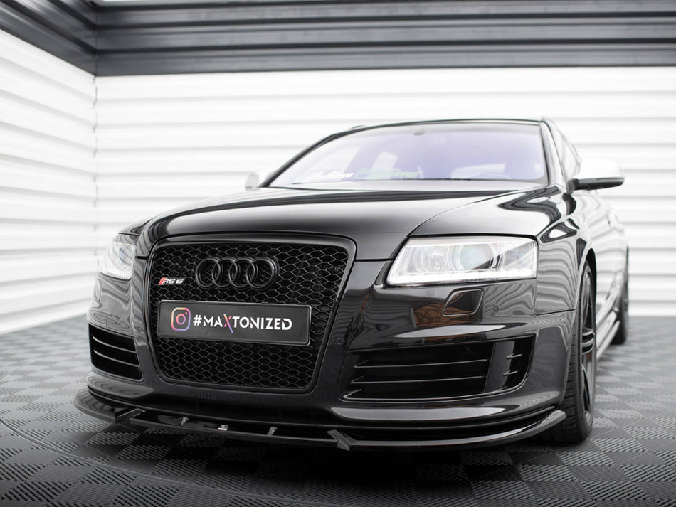 Maxton Design Front Splitter V.2 Audi RS6 Avant C6 - AU-RS6-C6-FD2G - Image 2