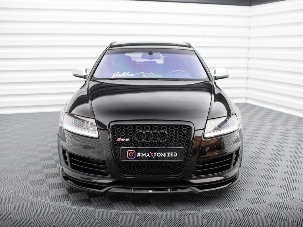 Maxton Design Front Splitter V.2 Audi RS6 Avant C6 - AU-RS6-C6-FD2G - Image 3
