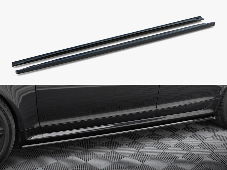 Maxton Design Side Skirts Diffusers V.2 Audi RS6 Avant C6 - AU-RS6-C6-SD2G - Image 1