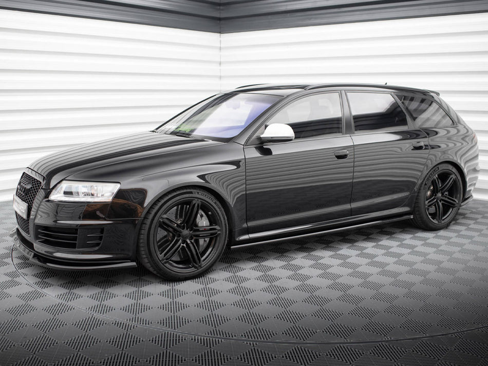 Maxton Design Side Skirts Diffusers V.2 Audi RS6 Avant C6 - AU-RS6-C6-SD2G - Image 2