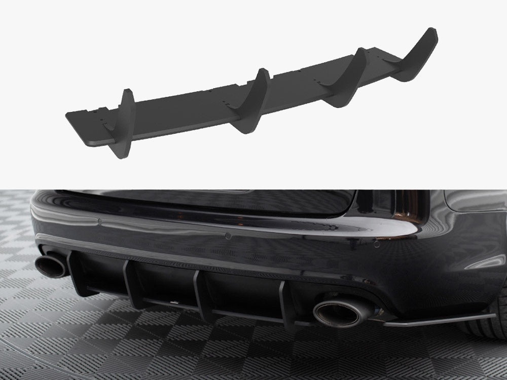 Maxton Design Street PRO Rear Diffuser Audi RS6 Avant C6 - AURS6C6CNC-RS2B - Image 1