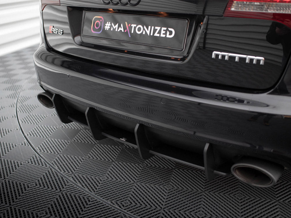 Maxton Design Street PRO Rear Diffuser Audi RS6 Avant C6 - AURS6C6CNC-RS2B - Image 4