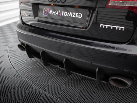 Maxton Design Street PRO Rear Diffuser Audi RS6 Avant C6 - AURS6C6CNC-RS2B - Image 4