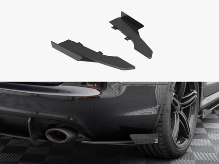 Maxton Design Street Pro Rear Side Splitters + Flaps Audi RS6 Avant C6 - AURS6C6CNC-RSD1B+RSF1G - Image 1