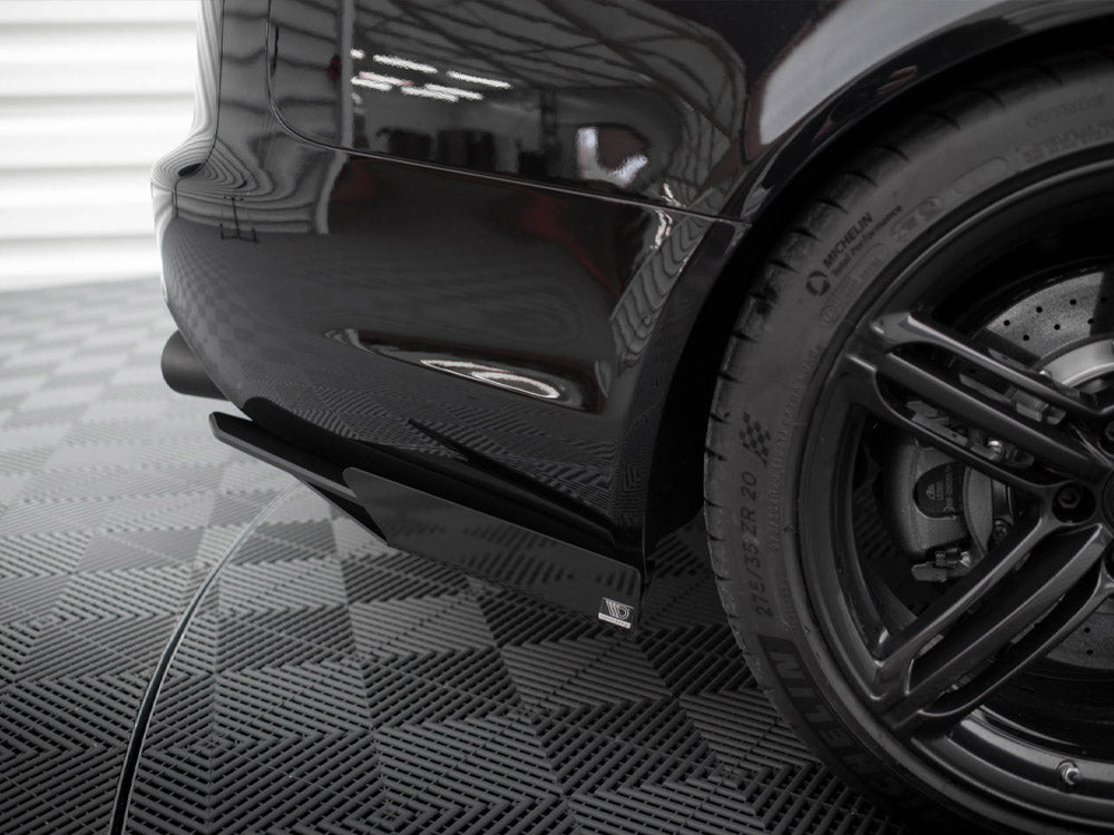 Maxton Design Street Pro Rear Side Splitters + Flaps Audi RS6 Avant C6 - AURS6C6CNC-RSD1B+RSF1G - Image 4