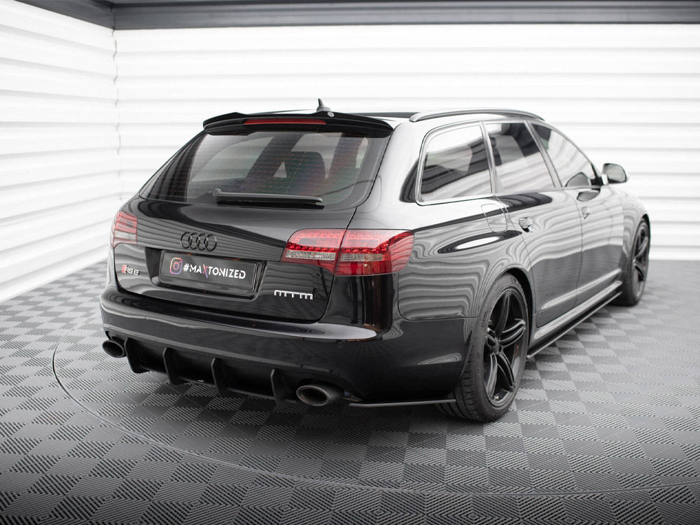 Maxton Design Street Pro Rear Side Splitters Audi RS6 Avant C6 - AURS6C6CNC-RSD1B - Image 2