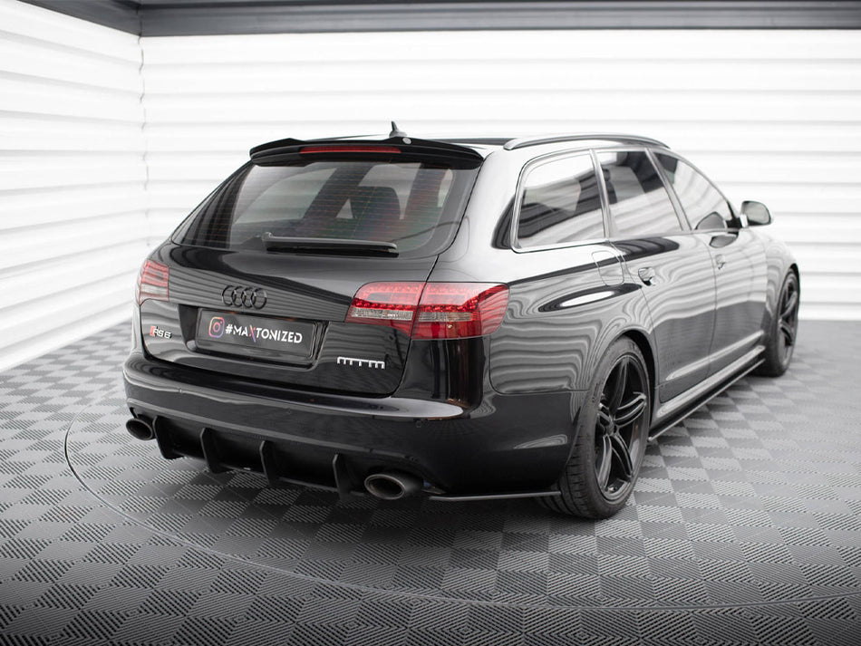 Maxton Design Street Pro Rear Side Splitters Audi RS6 Avant C6 - AURS6C6CNC-RSD1B - Image 2